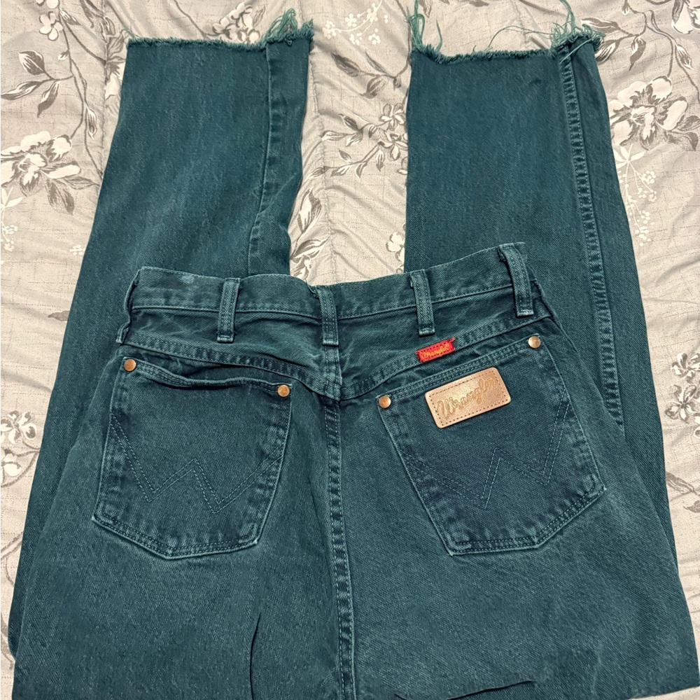 Wrangler Women's Straight Leg Jeans in Teal